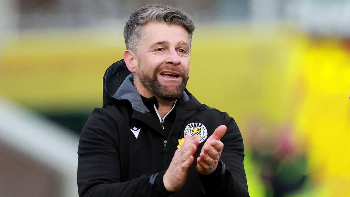 Steve Welsh/PA : St Mirren manager Stephen Robinson has his sights set on Europe. 
