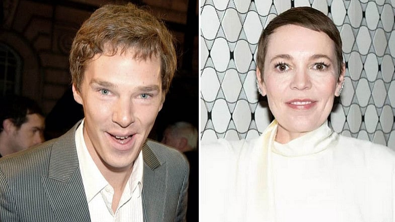 Instagram : Benedict Cumberbatch and Olivia Colman 