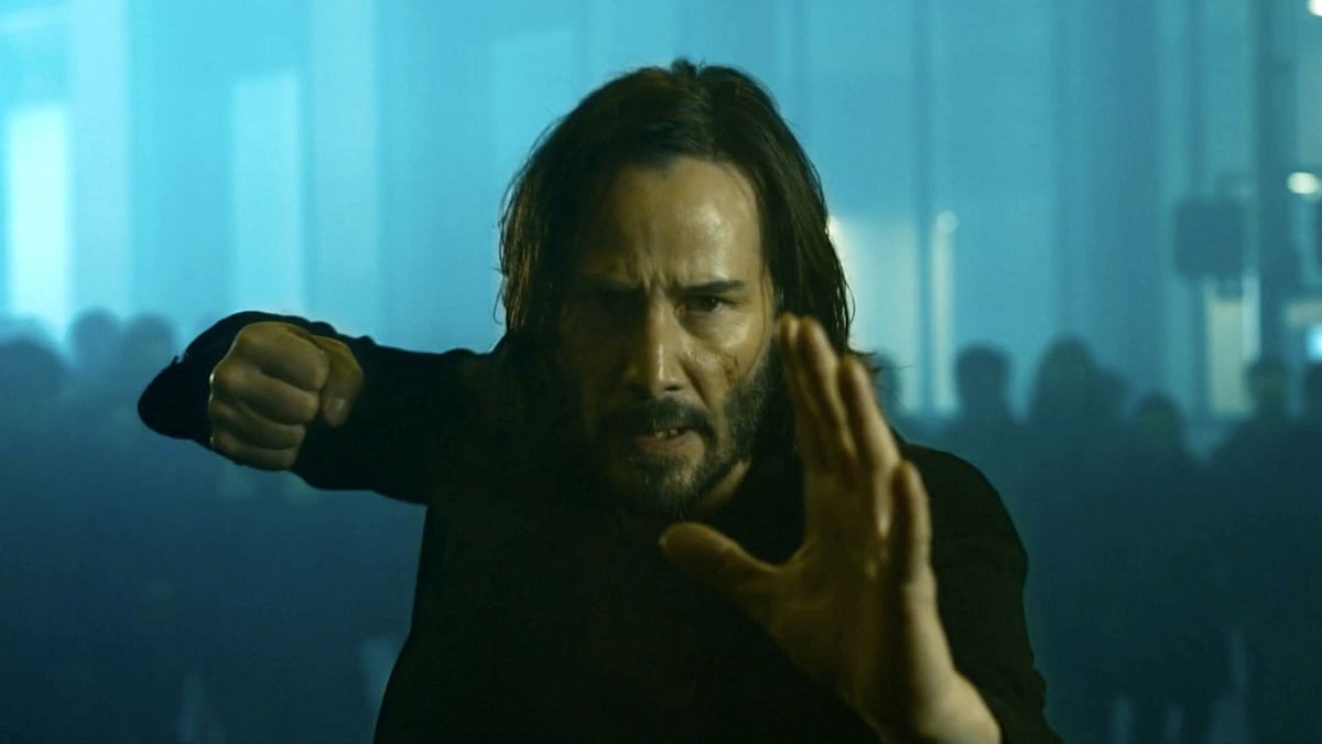 YouTube : Keanu Reeves in 'Matrix 4'