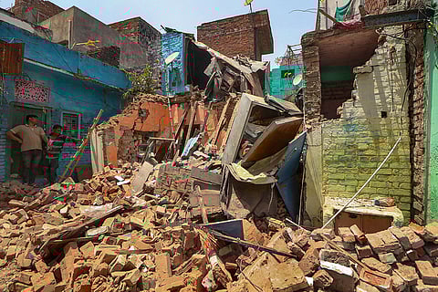 House collapsed in Lucknow