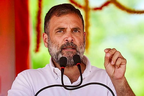 Rahul Gandhi campaigns in Bhagalpur