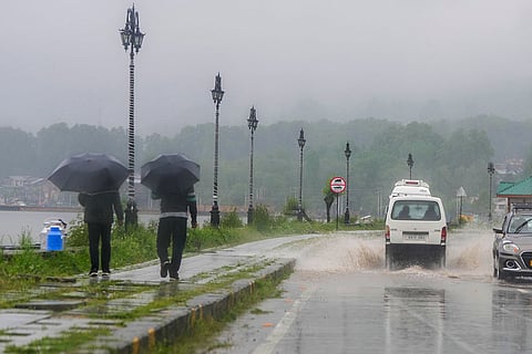 Rains in Srinagar