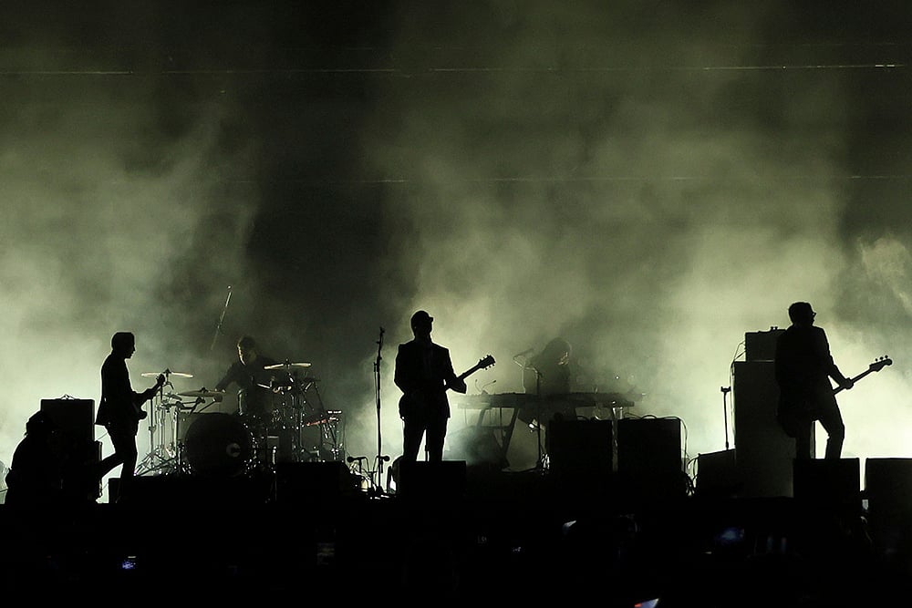 Interpol Performs A Free Concert