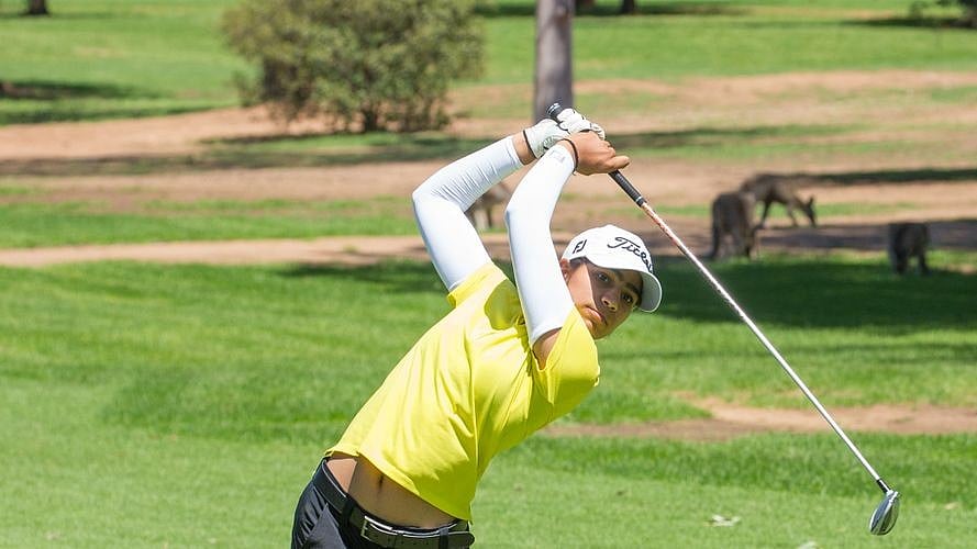 Diksha Dagar/X : Diksha Dagar finished tied 24th at South African Women's Open.