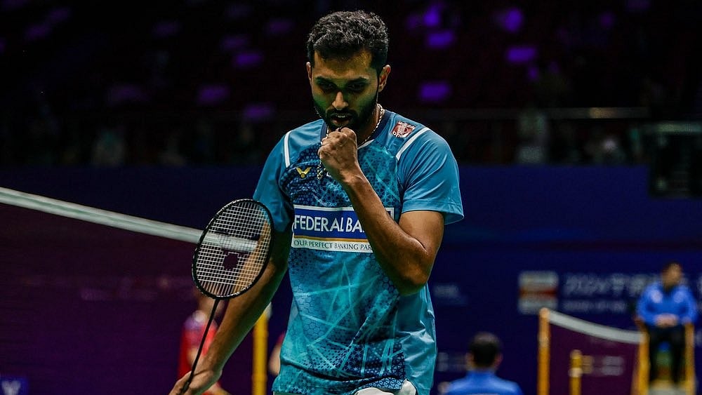 PRANNOY HS/X : H S Prannoy played a crucial role in India's win in Thomas Cup in 2022.