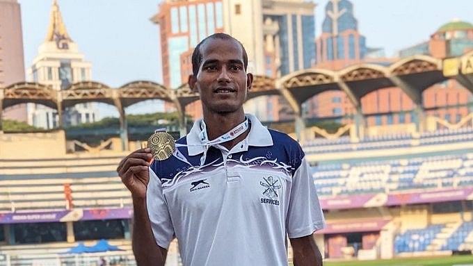 Goa National Games silver medal-winning steeplechaser Mohammed Nur Hasan. - X | SAI Bengaluru