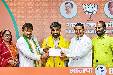 Manish Kasyap joins BJP