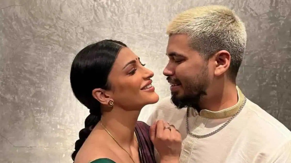 Instagram : Shruti Haasan and Santanu Hazarika