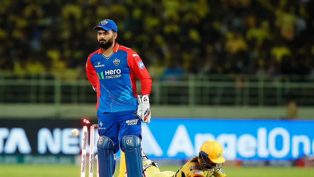 BCCI/IPL : Rishabh Pant (left) led Delhi Capitals to a 20-run win over Chennai Super Kings in match 13 of Indian Premier League 2024.