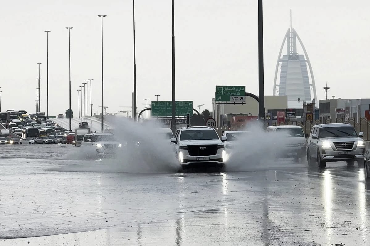 AP : Heavy rains lashed UAE