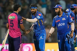 | Photo: AP/Rafiq Maqbool : IPL 2024: Mumbai Indians vs Rajasthan Royals