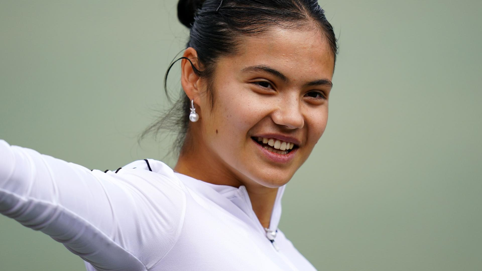 Adam Davy/PA : Emma Raducanu claimed a vital point for Great Britain.