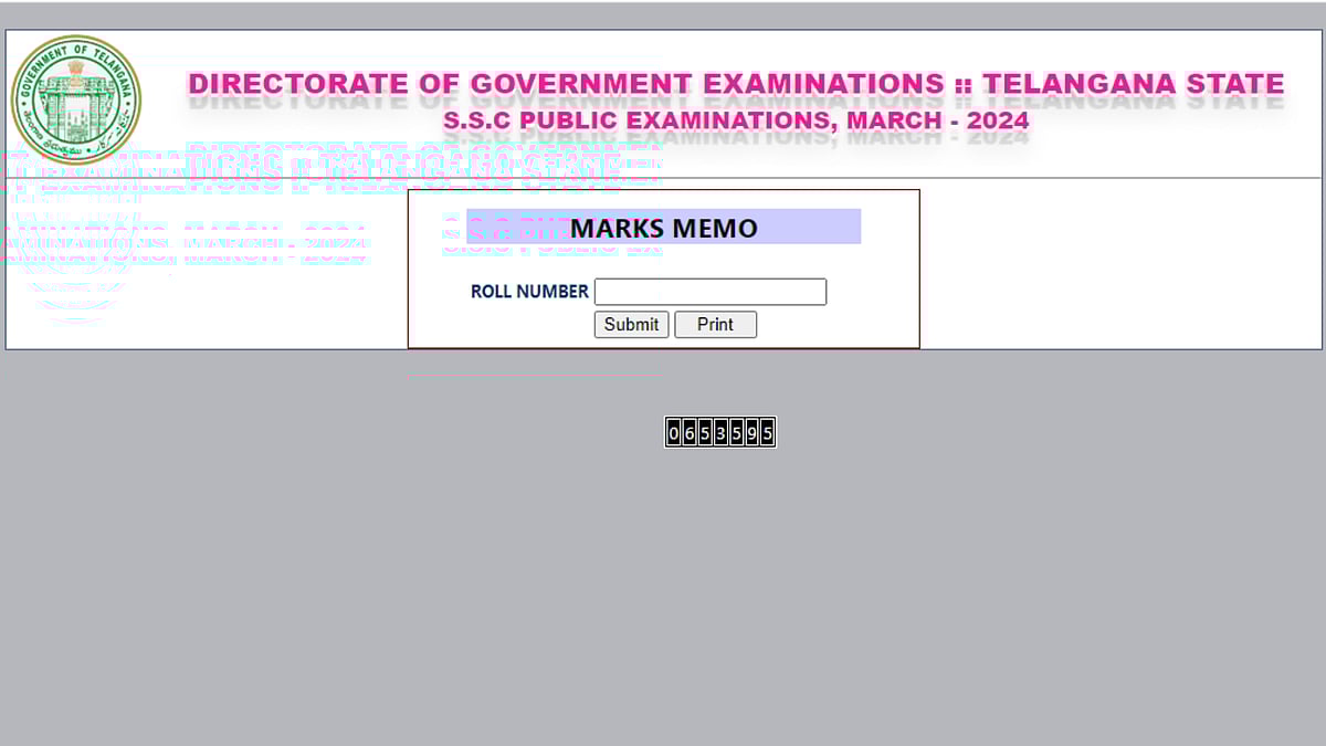 Screengrab from results.bsetelangana.org. : TS SSC Result 2024 Declared 