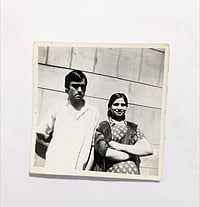 The Last Wish Uncle, Aunt in 1979, photographed in Kashmir three years after their marriage.
