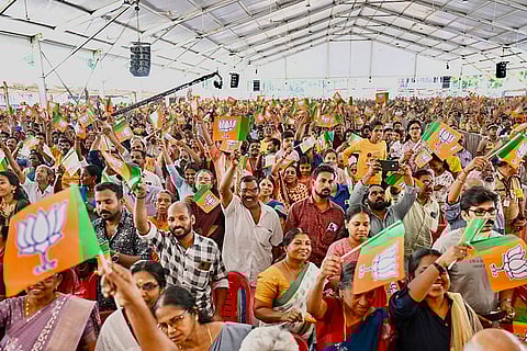 PM Modi campaigns in Kerala