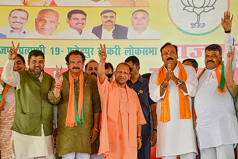 Yogi Adityanath in Agra