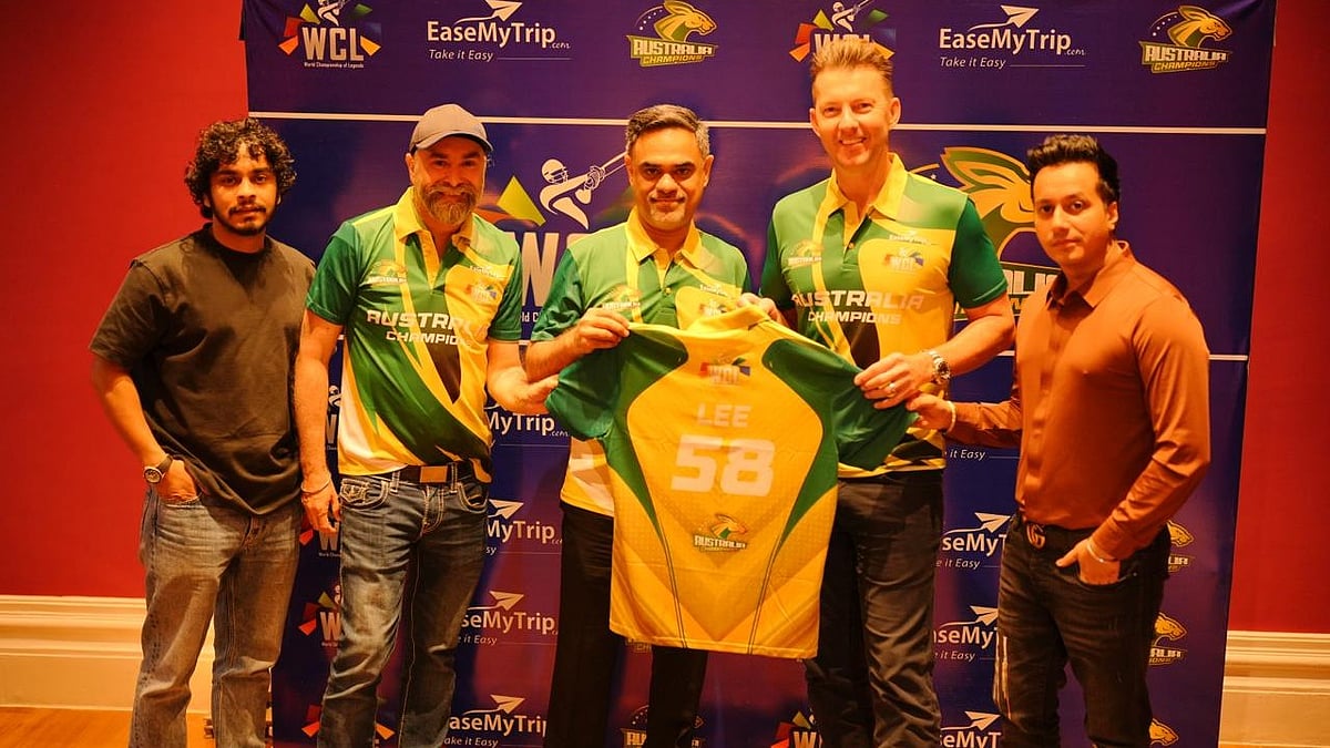 The team boasts legendary players like left-hand batter Shaun Marsh, pacer Brett Lee, wicket-keeper Tim Paine, and pace bowling all-rounder Ben Cutting. - Australia Champions