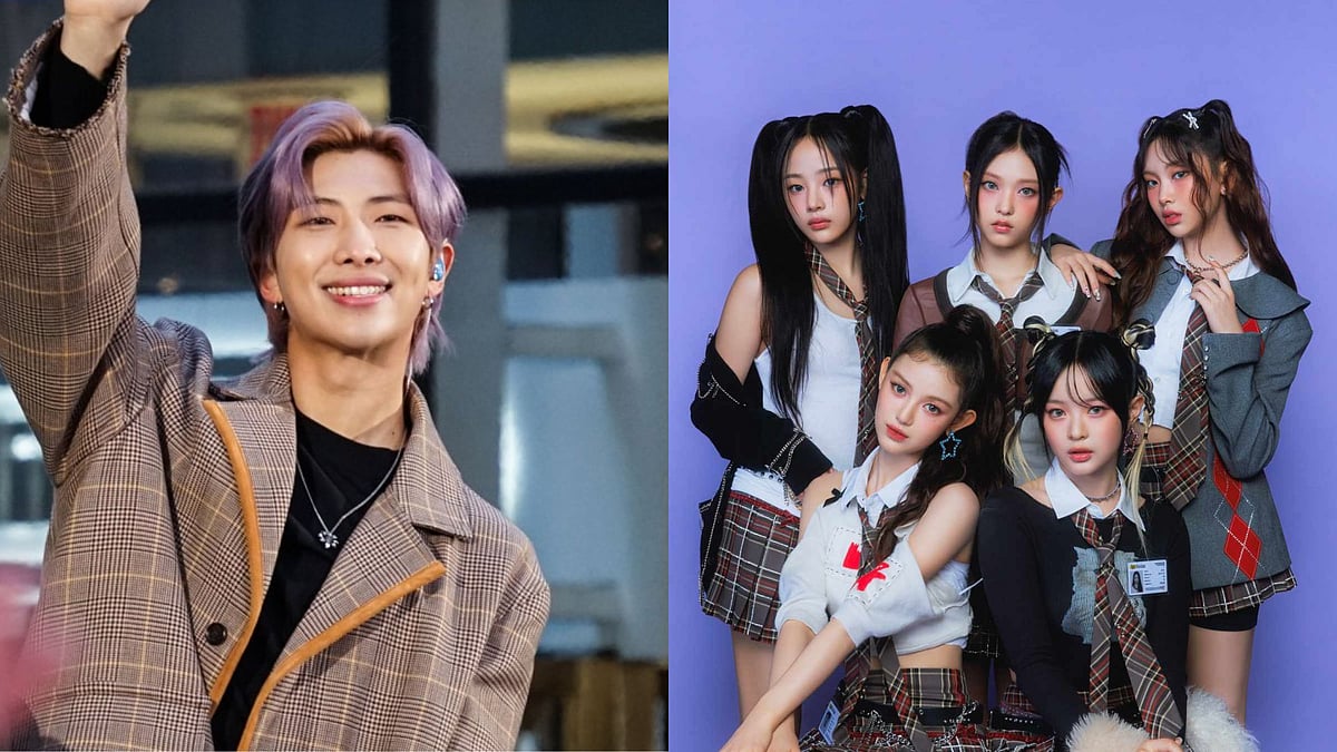 X : BTS' RM, NewJeans