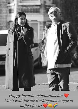 Instagram : Kareena Kapoor And Hansal Mehta
