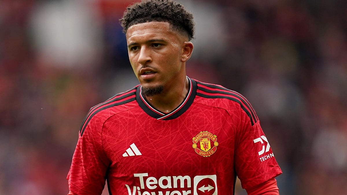 Nick Potts/PA : Manchester United’s Jadon Sancho, currently on loan at Borussia Dortmund.