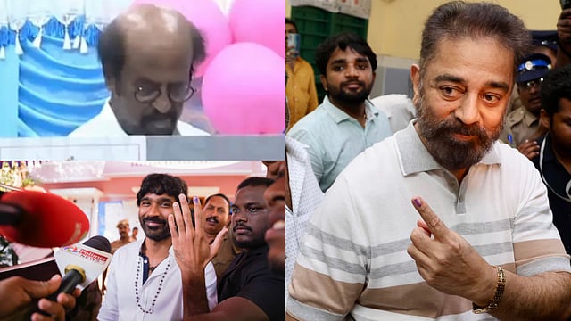Lok Sabha Elections 2024: Rajinikanth, Kamal Haasan, Dhanush, Vijay Sethupathi Vote In Chennai