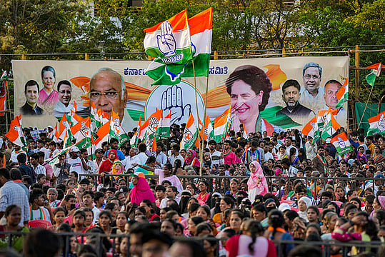 In Images: Politicians Hit the Campaign Trail For Lok Sabha Elections