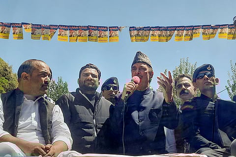 Ghulam Nabi Azad campaigns