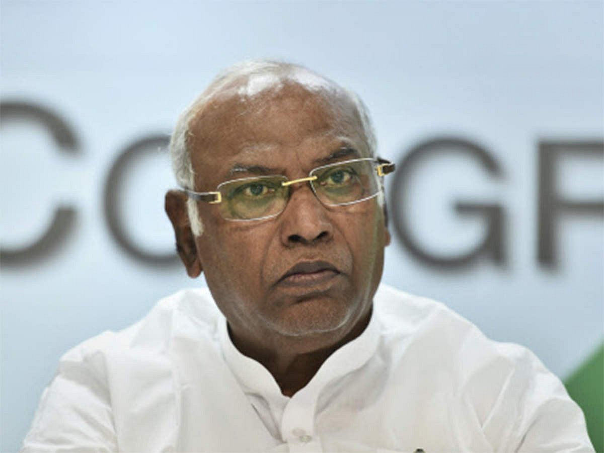PTI : Congress chief Mallikarjun Kharge |