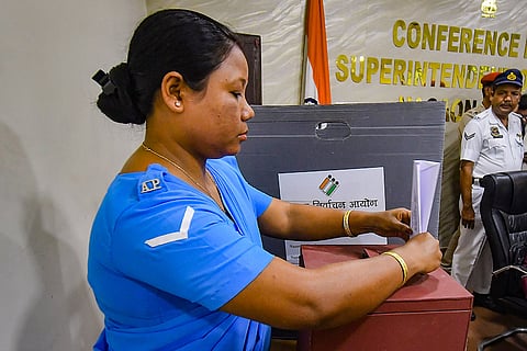 Postal voting in Nagaon
