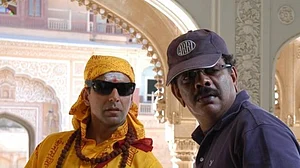 Akshay Kumar with filmmaker Priyadarshan