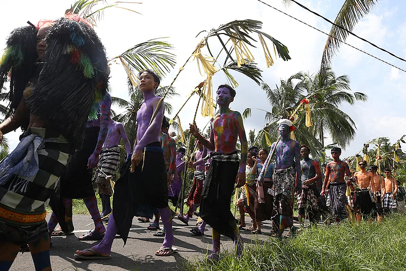 Ngerebeg Parade in Bali