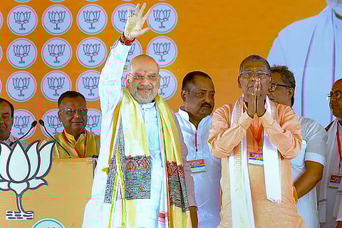 Amit Shah in Jhanjharpur