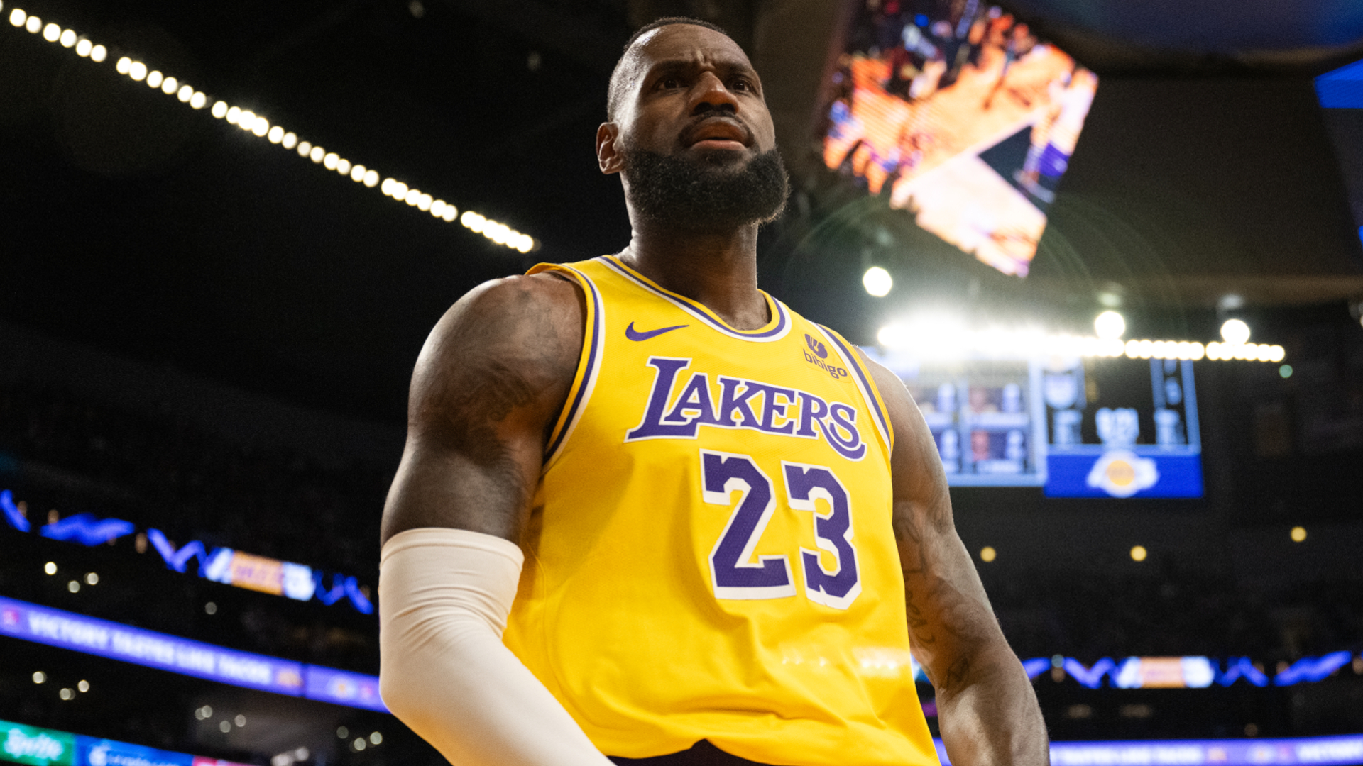 Los Angeles Lakers' LeBron James.