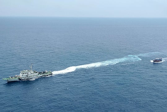 Indian Coast Guard Helicopter Makes Emergency Landing In Arabian Sea, Search On For 3 Crew Members