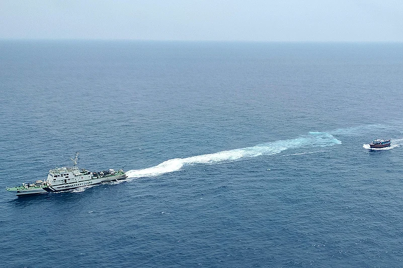 2 Coast Guard ships and two aircraft have been deployed for rescue ops |