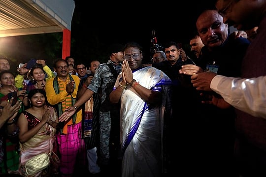 President Murmu Becomes A Poll Issue In Jharkhand