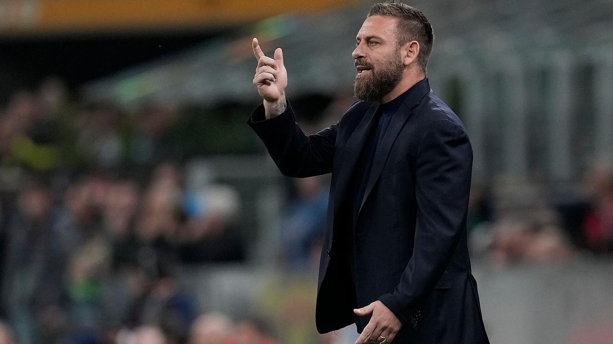 Antonio Calanni/AP : Daniele De Rossi was appointed as Roma head coach after the sacking of Jose Mourinho.
