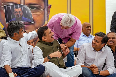 AAP protest at Jantar Mantar