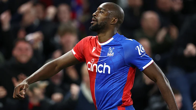 Jean-Philippe Mateta continued his red-hot form in front of goal against Newcastle United - null