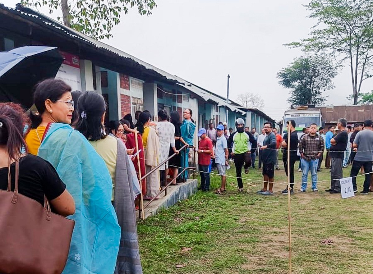 Lok Sabha Polls: First Phase Of Elections In Manipur - - PTI