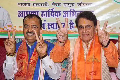 Keshav Prasad Maurya and Arun Govil