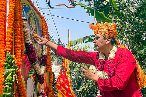Hanuman Jayanti: Saurabh Bharadwaj prays