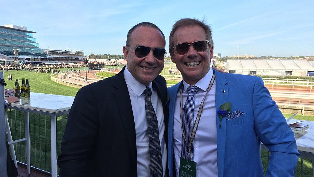 Photo: X/ @TK_BSB : Michael Slater (L) has played 74 Tests and 42 ODIs between 1993 and 2003 for Australia.