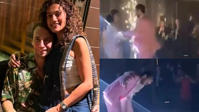 Watch: Taapsee Pannu-Mathias Boe Groove To 'Just The Way You Are' At Their Sangeet Ceremony
