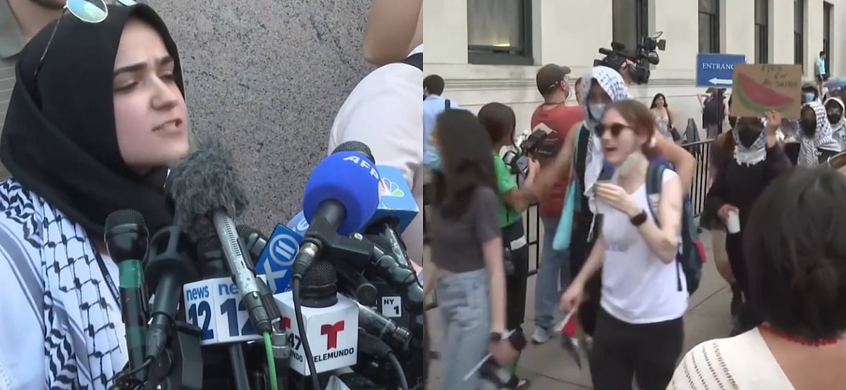 Protesters Take Over Columbia University's Hamilton Hall - AP