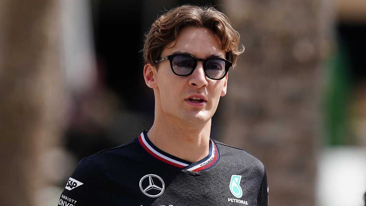 Photo: David Davies/PA : George Russell crashed out of the Australian Grand Prix last month – leading to a penalty for Fernando Alonso.