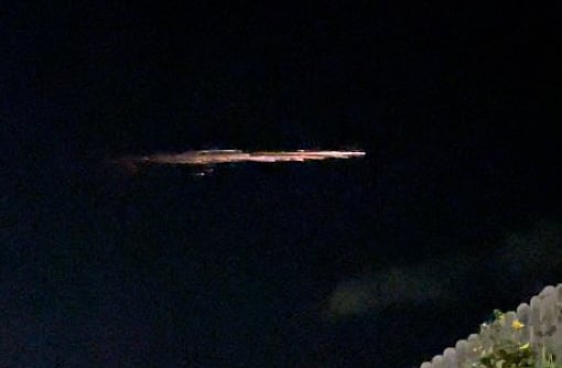 Mysterious Streaks Illuminate Southern California - Twitter