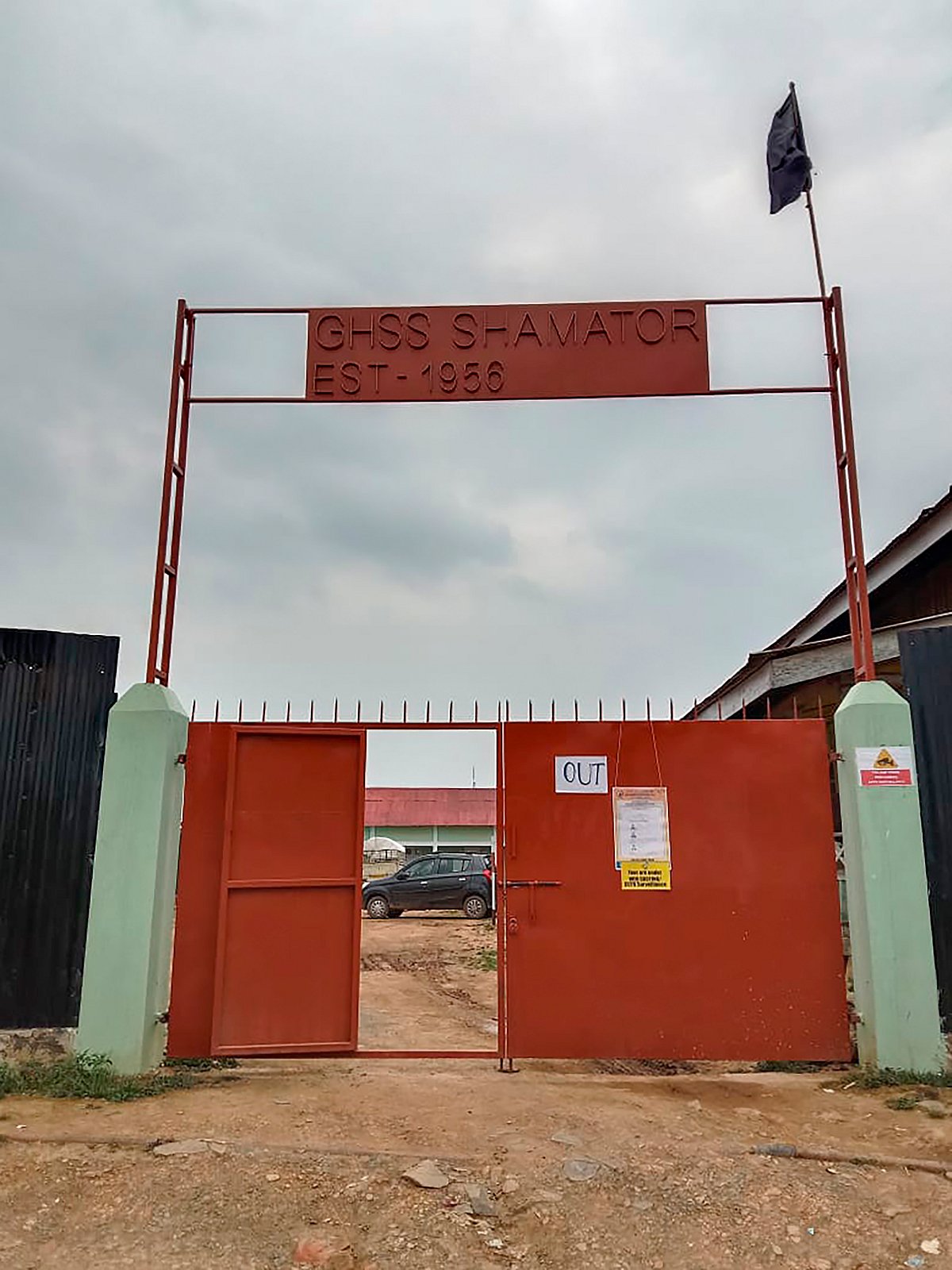 A polling station wears deserted look during the first phase of Lok Sabha elections, in Shamator, Nagaland, Friday, April 19, 2024.  - PTI Photo