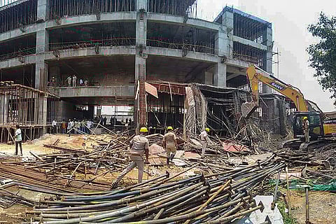 Building collapse in Puri