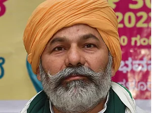 PTI : Farmer leader Rakesh Tikait |